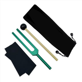 Tuning Fork, 528 Hz Tuning Forks for Healing Chakra,Sound Therapy,Keep Body,Mind and Spirit in Perfect Harmony,Green