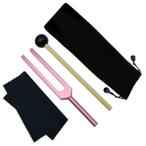 Tuning Fork, 528 Hz Tuning Forks for Healing Chakra,Sound Therapy,Keep Body,Mind and Spirit in Perfect Harmony,Pink