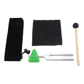 Tuning Fork 528Hz Tuning Forks with Hammer and Cleaning Cloth for Healing Chakra Sound Healing Musical Tuning Fork