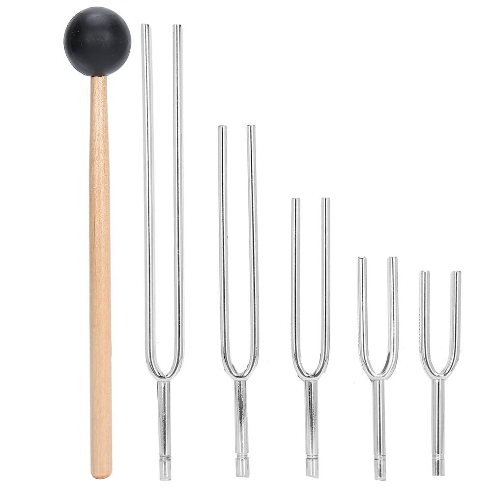 Tuning Fork Kit, 128HZ+256HZ+512HZ+1024HZ+2048HZ Tuning Fork, Sound