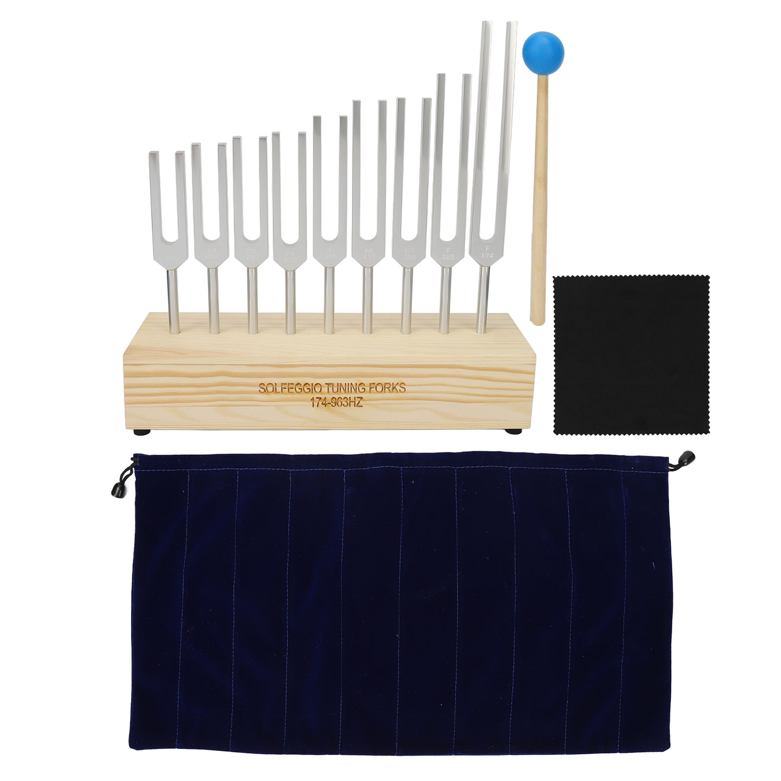 Tuning Fork Sound Therapy Portable Improving Cognition Musical Tones Tuner Fork Tool for