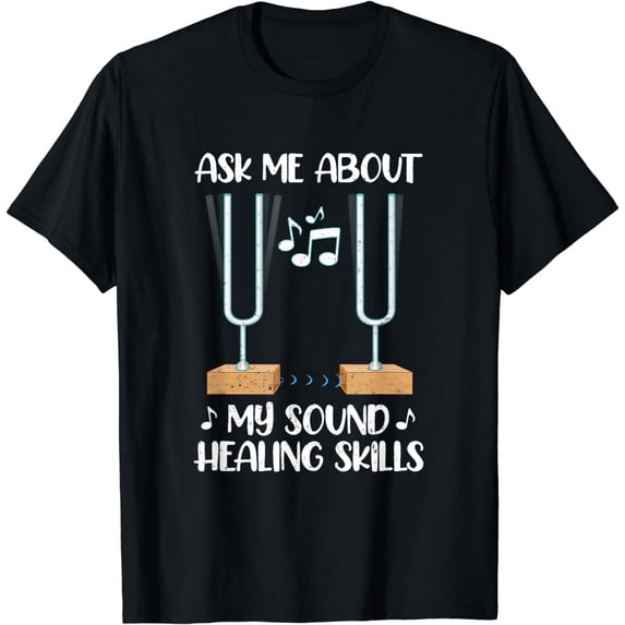 Tuning Fork Therapy Sound Healing Chakra Chiropractic T-Shirt