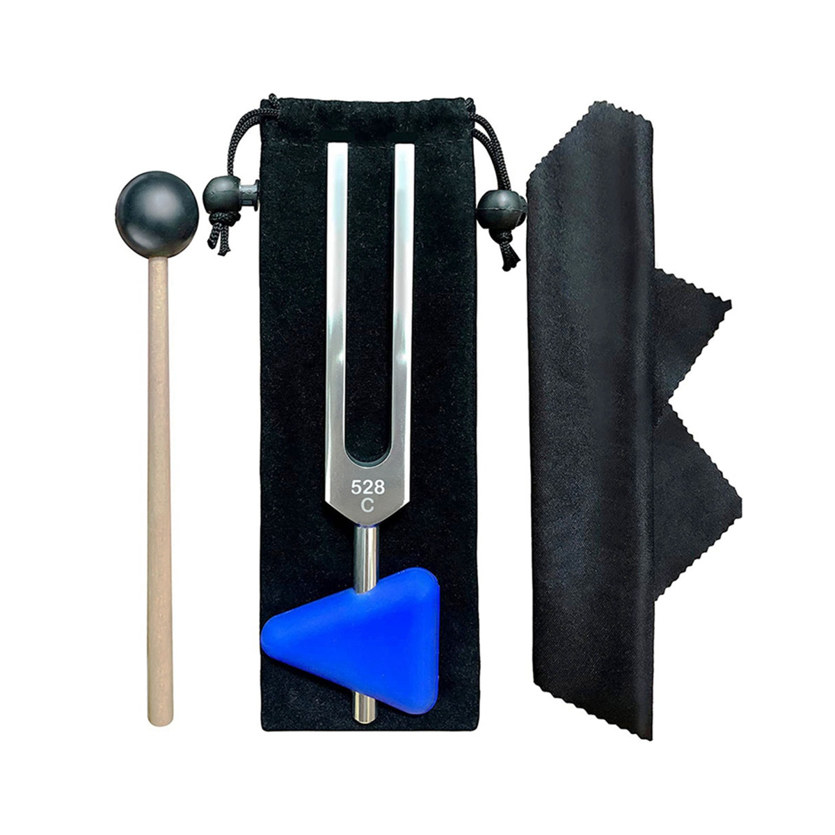 Tuning Fork Tuner with Mallet Set for Repair Healing Nervous System