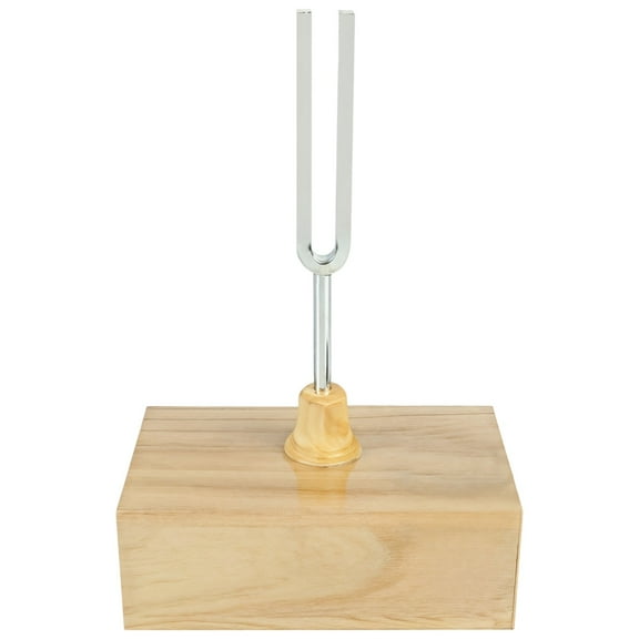 Tuning Fork with Resonance Box 512 Hz, Sound Instrument, Wooden Resonance Box for Yoga and Meditation
