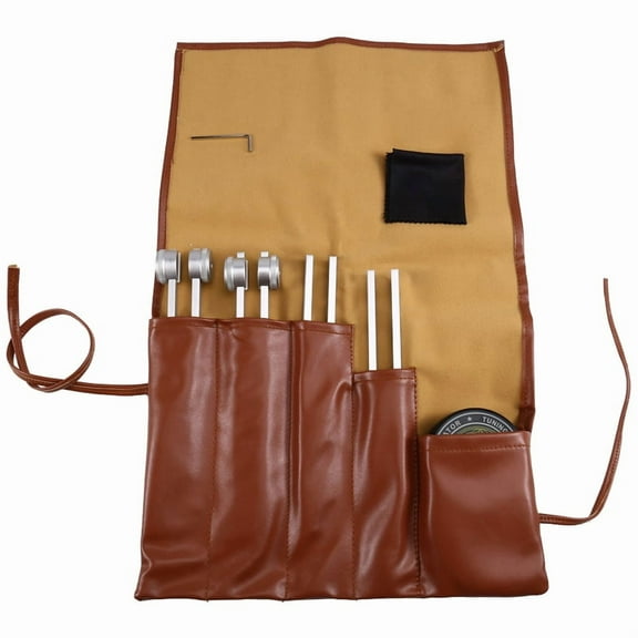 Tuning Forks for Healing Set 128Hz, 136.1Hz, 256Hz, 384Hz & Activator for Healing , Sound Therapy , Keep Body A,Silver