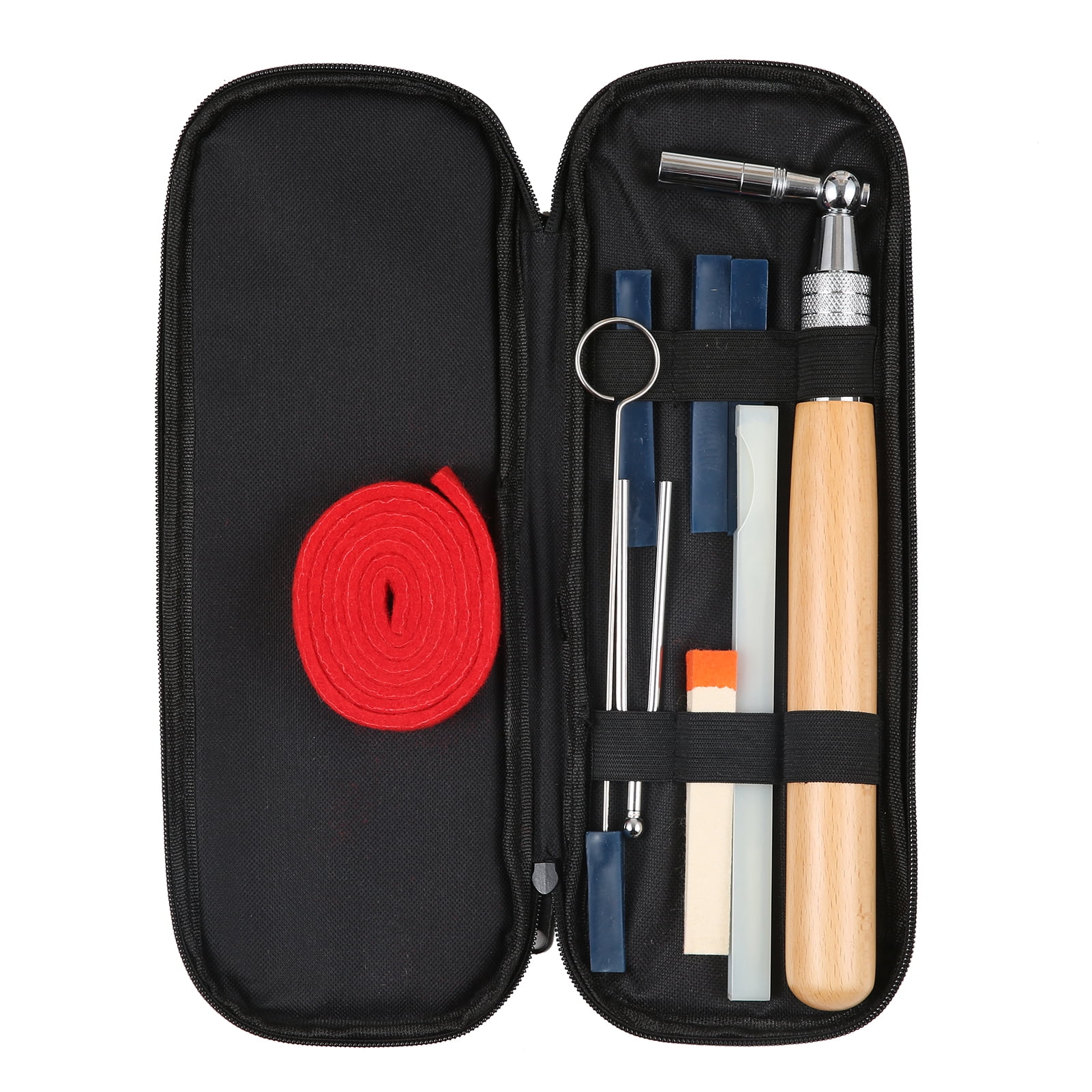 Tuning Kit,Wrench Rubber Mutes Professional Tools Set Tools Set Wrench Handle Wrench Rubber Piano Tuner With Temperament Felt Piano Mutes Temperament Felt Rubber Mutes Temperament Piano Kit