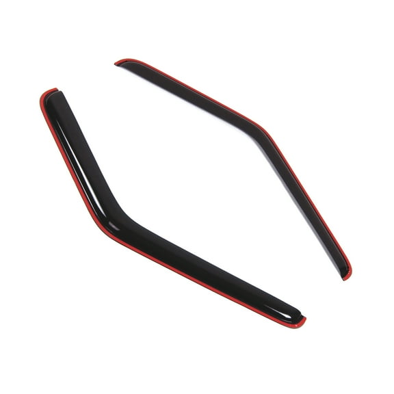 TuningPros In-Channel Window Visor Deflector Smoke Tinted 2 Pcs Set For 1980-1996 Ford F-150