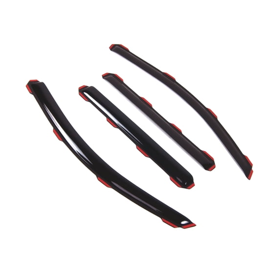 TuningPros In-Channel Window Visor Deflector Smoke Tinted 4 Pcs Set For 2015-2016 Chevrolet Tahoe