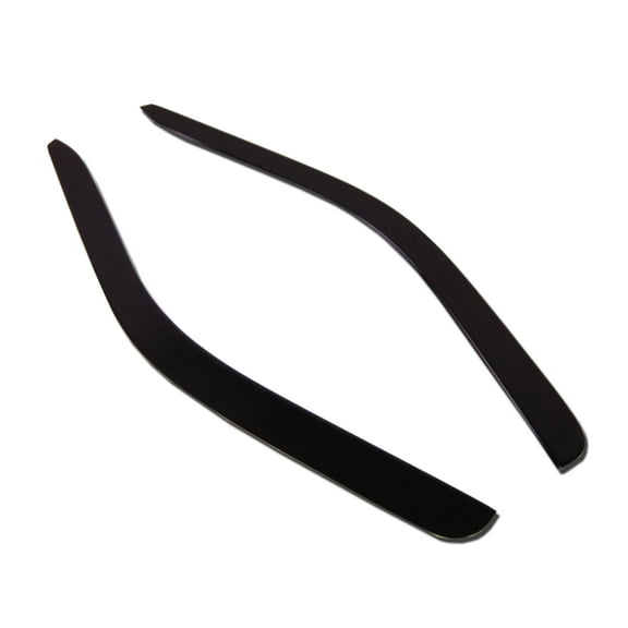 TuningPros LP-170 Low Profile Window Visor For 1999-2017 Ford F-250 - Outside Mount Deflector Rain Guard Dark Smoke 2 Pcs Set Ford F250 99 00 01 02 03 04 05 06 07 08 09 10 11 12 13 14 15 16 17