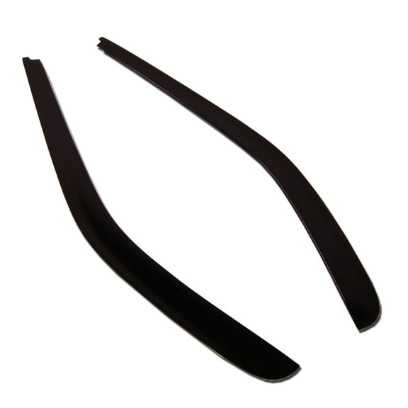 TuningPros LP-798 Low Profile Window Visor For 2014-2017 Ford Transit - Outside Mount Deflector Rain Guard Dark Smoke 2 Pcs Set Ford Transit 14 15 16 17