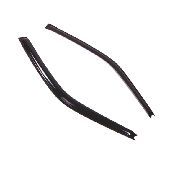TuningPros Outside Mount Window Visor Deflector Smoke Tinted 2 Pcs Set For 1988-1991 Hond Hond CR-X Coupe