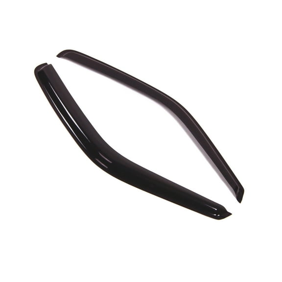 TuningPros Outside Mount Window Visor Deflector Smoke Tinted 2 Pcs Set For 1996-2016 Chevy Express 1500-3500