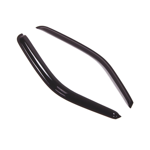 TuningPros Outside Mount Window Visor Deflector Smoke Tinted 2 Pcs Set For 1999-2006 GMC Sierra 1500 Extended
