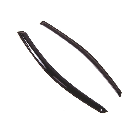 TuningPros Outside Mount Window Visor Deflector Smoke Tinted 2 Pcs Set For 2004-2015 Nissan Titan King Cab