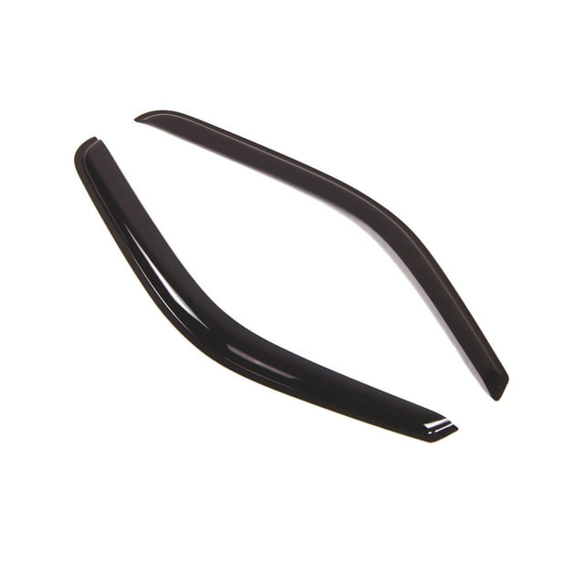 TuningPros Outside Mount Window Visor Deflector Smoke Tinted 2 Pcs Set For 2007-2013 Chevy Silverado REG Cab