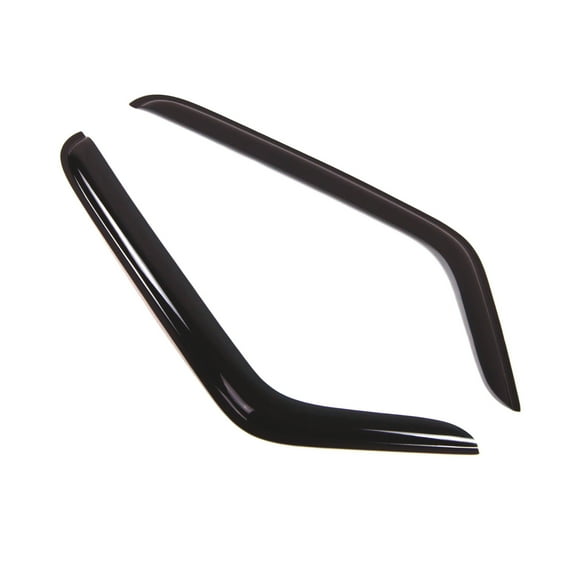 TuningPros Outside Mount Window Visor Deflector Smoke Tinted 2 Pcs Set For 2007-2016 Jeep Wrangler