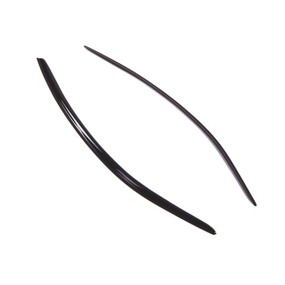 TuningPros Outside Mount Window Visor Deflector Smoke Tinted 2 Pcs Set For 2013-2016 Scion Scion FR-S