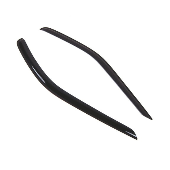 TuningPros Outside Mount Window Visor Deflector Smoke Tinted 2 Pcs Set For 2014-2016 Ford Transit