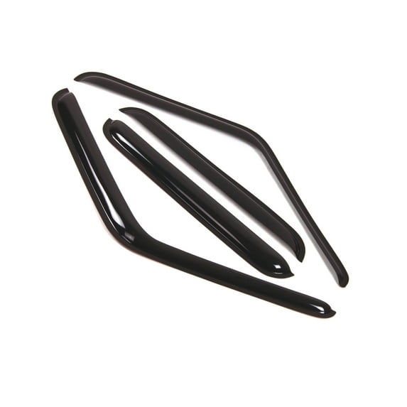 TuningPros Outside Mount Window Visor Deflector Smoke Tinted 4 Pcs Set For 1973-1986 Chevy C10 C20 Suburban