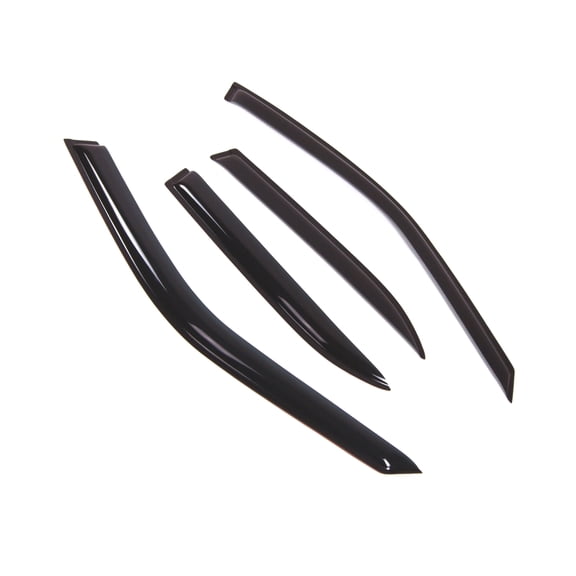 TuningPros Outside Mount Window Visor Deflector Smoke Tinted 4 Pcs Set For 1992-1998 BMW 318i 320i 323i 325i