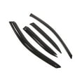 thumbnail image 1 of TuningPros Outside Mount Window Visor Deflector Smoke Tinted 4 Pcs Set For 1993-1997 Toyota Corolla Sedan, 1 of 6