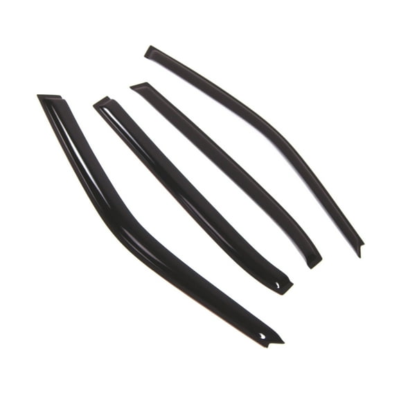 TuningPros Outside Mount Window Visor Deflector Smoke Tinted 4 Pcs Set For 1995-2001 BMW 740iL 750iL