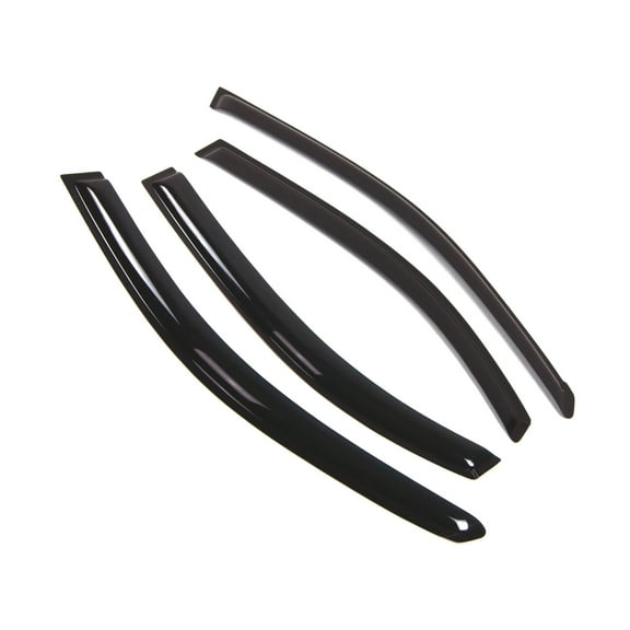 TuningPros Outside Mount Window Visor Deflector Smoke Tinted 4 Pcs Set For 1996-2005 Hyundai Sonata