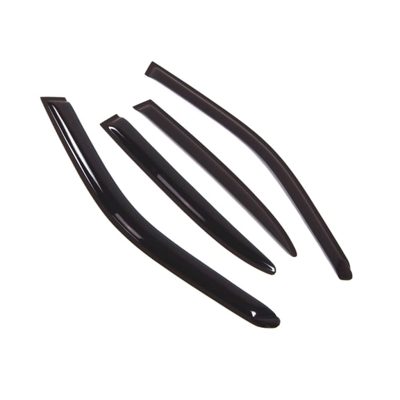 TuningPros Outside Mount Window Visor Deflector Smoke Tinted 4 Pcs Set For 1997-2002 Mazda 626
