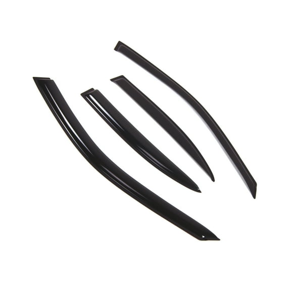 TuningPros Outside Mount Window Visor Deflector Smoke Tinted 4 Pcs Set For 1997-2003 BMW 525i 528i