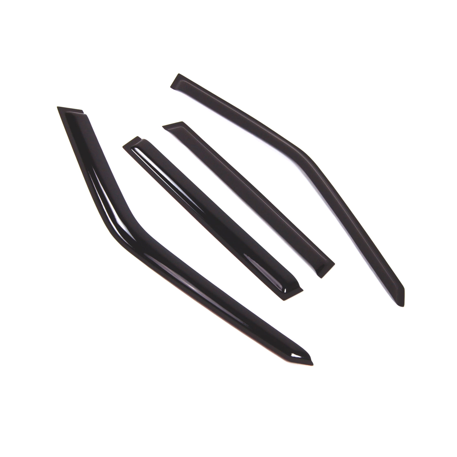 TuningPros Smoke Tinted Out-Channel Window Visors Rain Guards – 4-Piece Set For Toyota 4Runner 1990-1995 (4 Door Only)