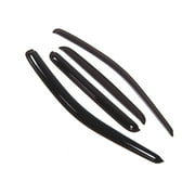 TuningPros Outside Mount Window Visor Deflector Smoke Tinted 4 Pcs Set For 1999-2004 Jeep Grand Cherokee