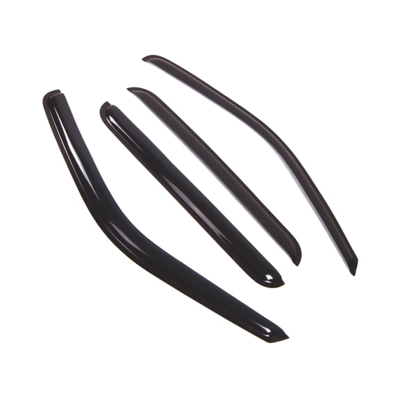 TuningPros Outside Mount Window Visor Deflector Smoke Tinted 4 Pcs Set For 2000-2002 Ford Excursion