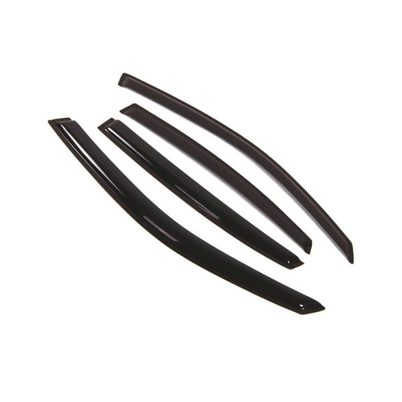 TuningPros Outside Mount Window Visor Deflector Smoke Tinted 4 Pcs Set For 2000-2005 Chevrolet Impala