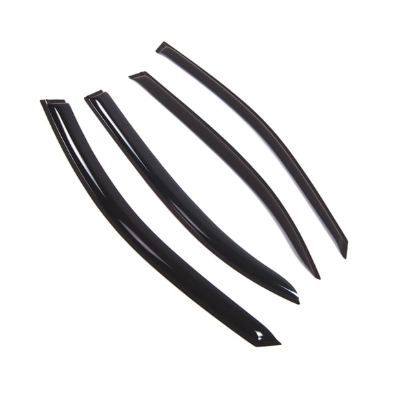 TuningPros Outside Mount Window Visor Deflector Smoke Tinted 4 Pcs Set For 2000-2006 Mercedes S430 S500 S600