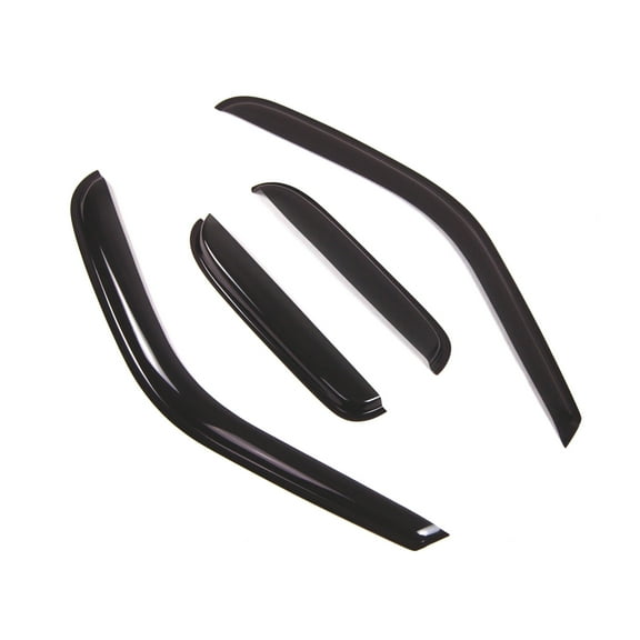 TuningPros Outside Mount Window Visor Deflector Smoke Tinted 4 Pcs Set For 2000-2006 Toyota Tundra Access Cab