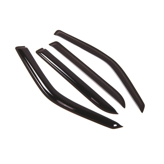 TuningPros Outside Mount Window Visor Deflector Smoke Tinted 4 Pcs Set For 2001-2003 Ford F-150 SuperCrew