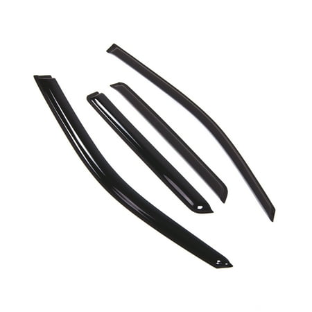 TuningPros Outside Mount Window Visor Deflector Smoke Tinted 4 Pcs Set For 2002-2004 Oldsmobile Bravada