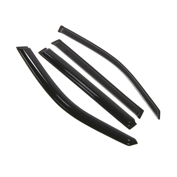 TuningPros Outside Mount Window Visor Deflector Smoke Tinted 4 Pcs Set For 2003-2008 Honda Pilot