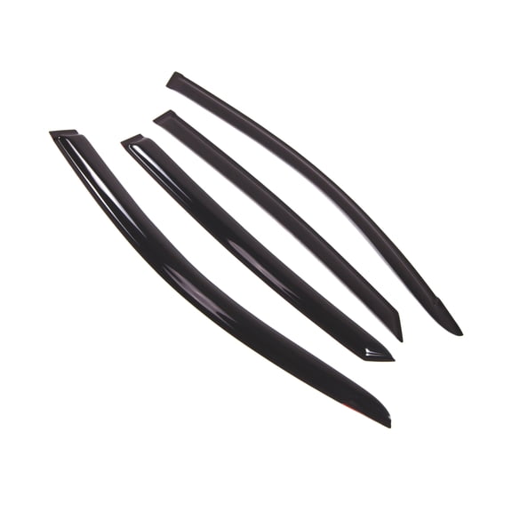 TuningPros Outside Mount Window Visor Deflector Smoke Tinted 4 Pcs Set For 2005-2012 Toyota Avalon Sedan