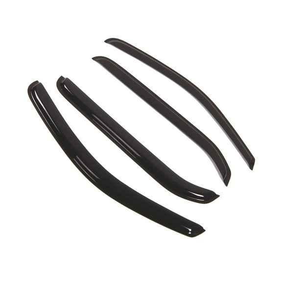 TuningPros Outside Mount Window Visor Deflector Smoke Tinted 4 Pcs Set For 2005-2016 Nissan Xterra