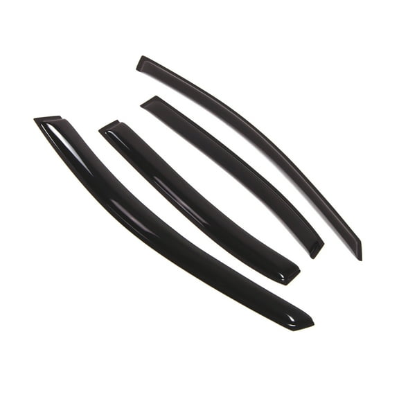 TuningPros Outside Mount Window Visor Deflector Smoke Tinted 4 Pcs Set For 2006-2010 Hyundai Sonata