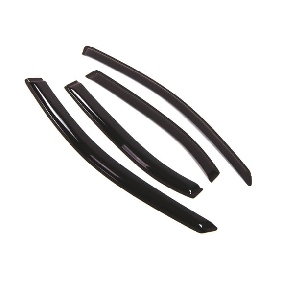 TuningPros Outside Mount Window Visor Deflector Smoke Tinted 4 Pcs Set For 2006-2012 Ford Fusion