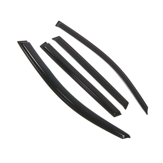 TuningPros Outside Mount Window Visor Deflector Smoke Tinted 4 Pcs Set For 2006-2012 Toyota RAV4