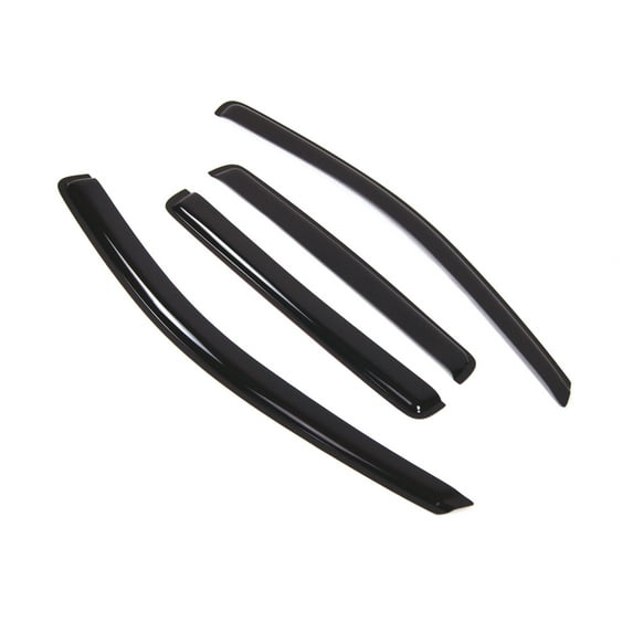 TuningPros Outside Mount Window Visor Deflector Smoke Tinted 4 Pcs Set For 2007-2010 Jeep Compass