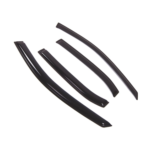 TuningPros Outside Mount Window Visor Deflector Smoke Tinted 4 Pcs Set For 2007-2011 Toyota Camry Sedan