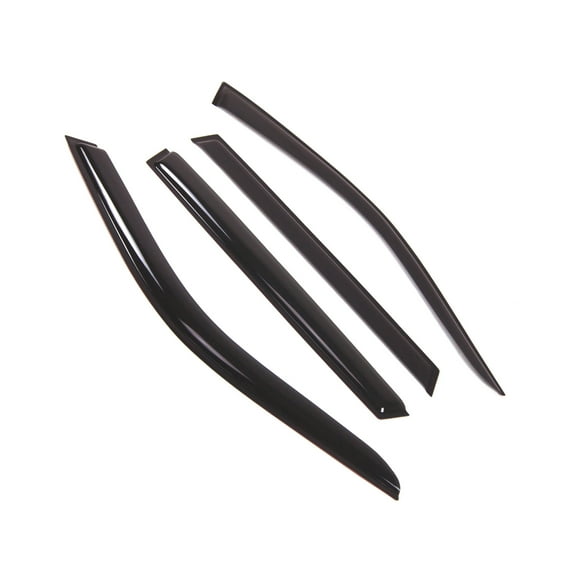 TuningPros Outside Mount Window Visor Deflector Smoke Tinted 4 Pcs Set For 2007-2013 BMW X5