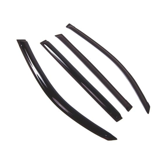 TuningPros Outside Mount Window Visor Deflector Smoke Tinted 4 Pcs Set For 2008-2015 Lexus LX570