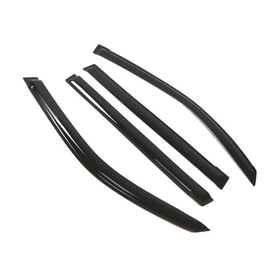 TuningPros Outside Mount Window Visor Deflector Smoke Tinted 4 Pcs Set For 2008-2016 Toyota Land Cruiser