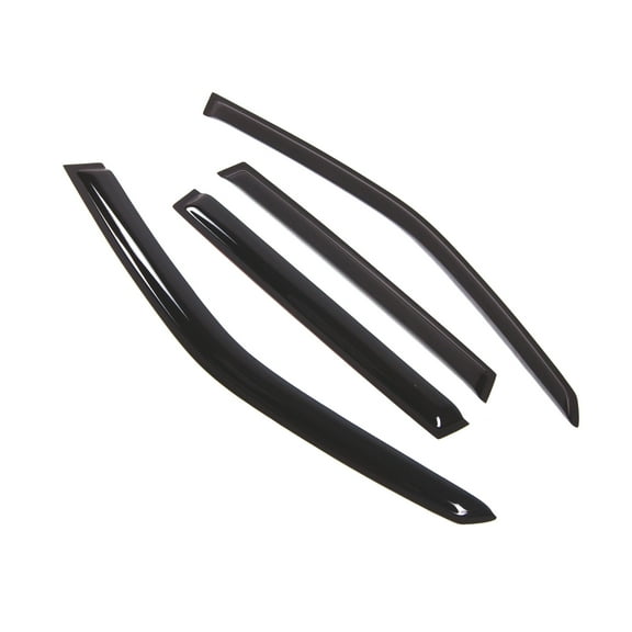 TuningPros Outside Mount Window Visor Deflector Smoke Tinted 4 Pcs Set For 2009-2013 Subaru Forester