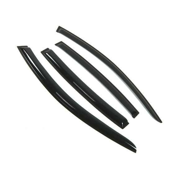 TuningPros Outside Mount Window Visor Deflector Smoke Tinted 4 Pcs Set For 2009-2014 Hyundai Genesis